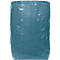 A blue trash bag that is slightly crumpled.
