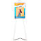 Presentatie ezel - aluminium - B 536 x D 309 x H 1500 mm - inklapbare poten- wit