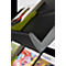 Présentoir à prospectus mobile UNO, noir 
