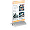 Présentoir de table DURABLE, support en acrylique et pied en aluminium, format A4