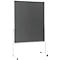 Présentoir Magnetoplan, mobile, 3 surfaces au choix, stable, gris