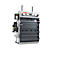Presse à balles HSM V-Press 820 plus, 4 cerclages verticaux pour balles de 250 kg maxi, Force de compression 178 kN, Porte de remplissage