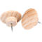 Prikbord Legamaster WOODEN, 25 stuks, geschikt voor Legamaster prikborden, ⌀ 20 x H 27 mm, beukenhout, gelakt