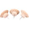Prikbord Legamaster WOODEN, 25 stuks, geschikt voor Legamaster prikborden, ⌀ 20 x H 27 mm, beukenhout, gelakt