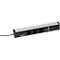 Prise multiple Treston 331, 3x, 2 x USB A, fixation verticale, câble de 4,5 m, 16 A/250 V, L 331 x P 44 x H 52 mm, aluminium