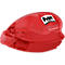Red glue roller with the word Pritt. Inscription: refill roller permanent.