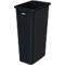 Probbax MixMatch recyclingbak, volume 80 l, met handvat, zonder deksel, L 320 x B 460 x H 762 mm, gerecycled polypropeen, zwart