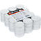 A package of white tea lights in clear plastic wrap. The label shows "Profi-Maxi-Lichte weiß".