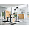 Profi 2.0 archiefkast, 2 legborden, 3 OH, B 800 x D 400 x H 1230 mm, Eiken kleinzoon/wit
