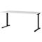Profi 2.0 bureau, mechanisch in hoogte verstelbaar, B 1800 x D 800 x H 700 - 800 mm, lichtgrijs/zwart