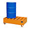 Profiellekbak type PW vlg. StawaR, voor 2 vaten, 224 l, 59 kg, oranje