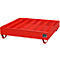 Profiellekbak type PW vlg. StawaR, voor 4 vaten, 230 l, 72 kg, rood
