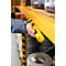 Profilé de protection d'angle Durable C25R, semi-circulaire, pour l'intérieur &amp; l'extérieur, surface adhésive de chaque côté 25 mm, L 1000 x l 40 mm, mousse PU, jaune/noir