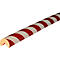 Profilé de protection d'angle type A+, unité de 1 m, blanc/rouge