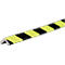 Profilé de protection d'angle type E, unité de 1 m, jaune/noir, réfléchissant à la lumière du jour, magnétique