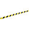 Profilé de protection d'arêtes Durable E8R, rond, autocollant, pour l'intérieur &amp; l'extérieur, évidement 8 mm, L 1000 mm, mousse PU, jaune/noir