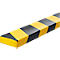 Profilé de protection de surface Durable S20, rectangulaire, surface adhésive 60 mm, autocollant, pour l'intérieur &amp; l'extérieur, L 1000 mm, mousse PU, jaune/noir