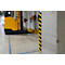 Profilé de protection de surface Durable S20, rectangulaire, surface adhésive 60 mm, autocollant, pour l'intérieur &amp; l'extérieur, L 1000 mm, mousse PU, jaune/noir