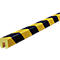 Profilé de protection des chants type G, rouleau de 5 m, jaune/noir