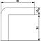 Profilés de protection d'angle type H, rouleau de 5 m