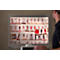 Projectiebord voor modulair whiteboardsysteem Skin, mat oppervlak voor beamer