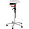 Projectietafel 9333, grijs, met 3-voudige contactdoos