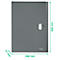 Projectmap Leitz Recycle, formaat DIN A4, 5 vakken, 1 extra vak, veiligheidsslot, PP, diverse kleuren. Kleuren