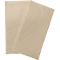 Zwei gefaltete, beige Papierservietten überlagern sich.