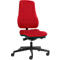 Prosedia bureaustoel LEANOS V ERGO, synchroonmechanisme, zonder armleuningen, hoge rugleuning, rood/zwart