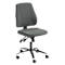 Prosedia bureaustoel YOUNICO PLUS 8, synchroonmechanisme, zonder armleuningen, halfhoge rugleuning, aluminium gepolijst/antraciet