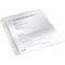 Prospekthüllen A4 LEITZ® CombiFile, Lochrand einklappbar, dokumentenecht, bis zu 40 Blatt, 5 Stück, klar