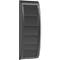 Prospektwandhalter Paperflow Quickfit, 5 Fächer im Format DIN A5, B 228 x T 95 x H 650 mm, Polystyrol, schwarz