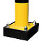 Protección antichoques SWING, uso en interior, 390 x 1000 mm, amarillo/negro