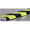 Protección de superficies tipo D, pieza de 1 m, amarillo/negro, fluorescente de día, magnético