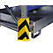 Protection contre les collisions pour les supports de fûts Bauer série 3000, acier, noir/jaune
