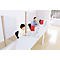 Protection contre les projections buccales, verre acrylique, épaisseur 4 mm, L 980 x H 650 mm, y compris tube vertical avec socle, H 1765 mm