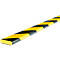 Protection de surface type F, unité de 1 m, jaune/noir, magnétique
