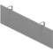 Protection visuelle ARLON OFFICE, 1400 mm, gris clair