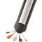 Protège-câbles B15 3000 mm EasyLoader, noir/couvercle alu argent