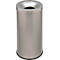 Prullenbak Cocorito, vuurvast, inhoud 50 liter, met deksel, zilver
