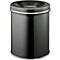 Prullenbak SAFE, zelfblussend,15 liter, Ø 260 x H 357 mm, zwart