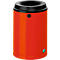 Prullenmand - gegalvaniseerd staal - 15 L - met wandbevestiging - afsluitbaar - rood