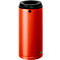 Prullenmand - gegalvaniseerd staal - 24 L - met wandbevestiging - afsluitbaar - rood