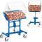 Pupitre d'atelier, mobile, hauteur ajustable manuellement 510-700 mm, plateforme inclinable