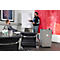 Purificateur d'air UVC Flatlift taille L, puissance 116 W, jusqu'à 1450 m³/h, pour des pièces jusqu'à 150 m², jusqu'à 8000 h, roulettes, acier inoxydable, L 490 x P 490 x H 860 mm