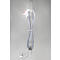 Purificateur d'air UVC Flatlift taille XL, puissance 220 W, jusqu'à 4410 m³/h, pour des pièces jusqu'à 500 m², jusqu'à 8000 h, roulettes, acier inoxydable, L 813 x P 813 x H 1600 mm