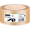 Roll of transparent adhesive tape. Sticker with product information: NOPI PVC, 66m: 50mm, and barcode.