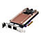 QNAP QM2-2P2G2T - Speicher-Controller - M.2 - M.2 NVMe Card / PCIe 3.0 (NVMe) - Low-Profile - PCIe 3.0 x4, 2.5 Gigabit Ethernet