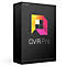 Schwarzer QVR Pro Softwarekarton mit farbigem Logo. Schriftzug QVR Pro.