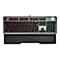 QPAD MK-95 - Tastatur - mit Lautstärkerad - Hintergrundbeleuchtung - USB - Deutsch